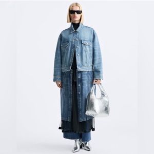 ZARA Detachable Denim Dress X Maison Special